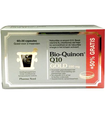 Pharma Nord Bio quinon Q10 gold 100 mg (60+30ca) 60+30ca