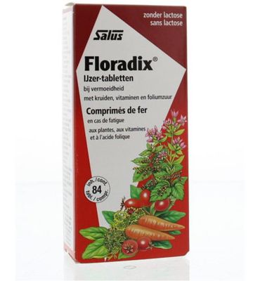 Salus Floradix ijzer tabletten (84tb) 84tb