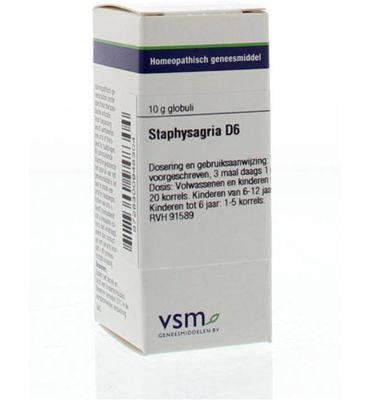 VSM Staphysagria D6 (10g) (10g) 10g
