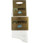 Naproz Airco sokken 39-42 wit (3paar) 3paar