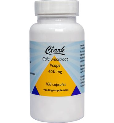 Clark Calcium citraat 450mg (100vc) 100vc