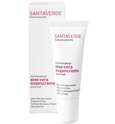 Santaverde Aloe vera eye cream parfumvrij (10ml) 10ml