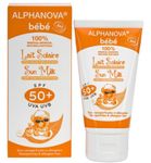 Alphanova Sun Sun zonnebrand milk baby SPF50 zonder parfum (50g) 50g thumb