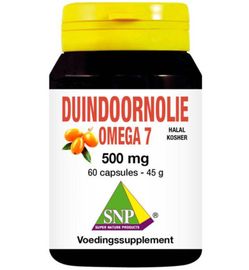 SNP Snp Duindoorn olie omega 7 500 mg halal-kosher (60ca)