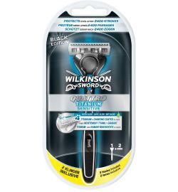 Wilkinson Wilkinson Quattro titanium sensitive apparaat met 2 mesjes (1st)