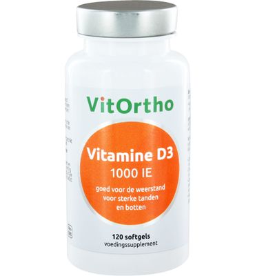 VitOrtho Vitamine D3 1000IE (120sft) 120sft