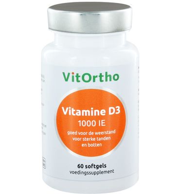 VitOrtho Vitamine D3 1000IE (60sft) 60sft