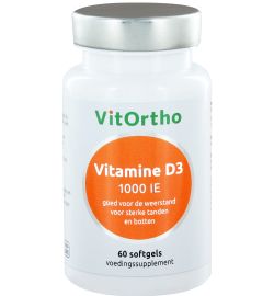 Vitortho VitOrtho Vitamine D3 1000IE (60sft)