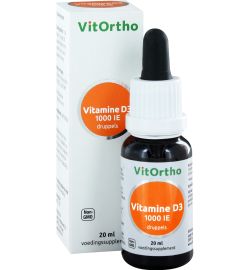 Vitortho VitOrtho Vitamine D3 1000IE druppels (20ml)