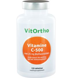 Vitortho VitOrtho Vitamine C-500 met 25 mg bioflavonoiden (120tb)