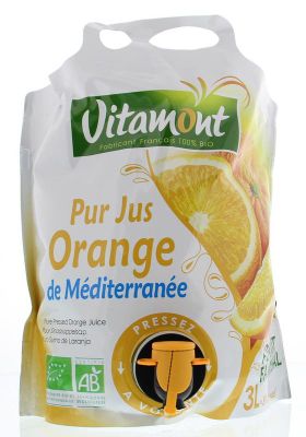 Vitamont Puur sinaasappelsap mediterraa ns bio (3000ml) 3000ml