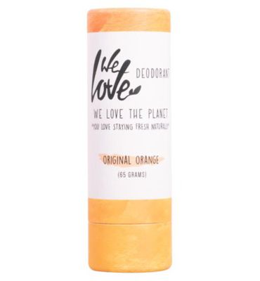 We Love 100% Natural deodorant stick original orange (65g) 65g