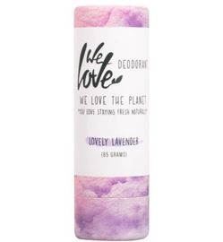 We Love We Love 100% Natural deodorant stick lovely lavender (65g)