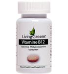 LivingGreens Vitamine B12 methylcobalamine 1000mcg (100tb) 100tb thumb