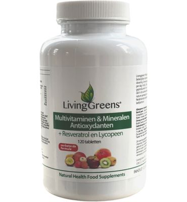 LivingGreens Multi vitaminen & mineralen antioxidant (120tb) 120tb