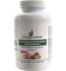 Livinggreens LivingGreens Multi vitaminen & mineralen antioxidant (120tb)