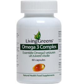 Livinggreens LivingGreens Omega 3 visolie complex (60ca)