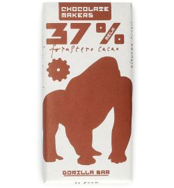 Chocolatemakers Chocolatemakers Gorilla bar melk 37% bio (85g)