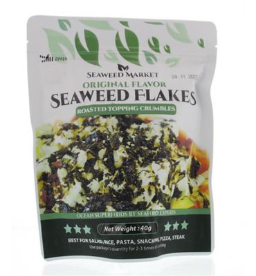 Seaweed Market Crunchy zeewier vlokken (40g) 40g