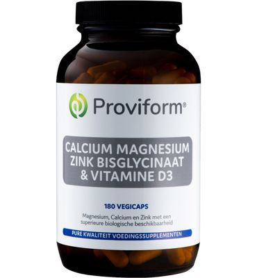 Proviform Calcium magnesium zink bisglycinaat & D3 (180vc) 180vc