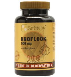 Artelle Artelle Knoflook 500mg + 250mg lecithine (100ca)