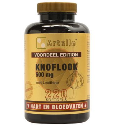 Artelle Knoflook 500mg + 250mg lecithine (220ca) 220ca