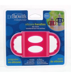 Dr. Brown's Dr Brown's Siliconen handvat voor standaard hals roze (1st)