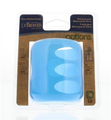 Dr Brown's Flesbeschermer blauw 150ml brede hals (1st) 1st