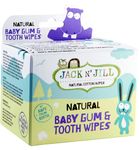 Jack n' Jill Natural baby gum & tooth wipes (25st) 25st thumb