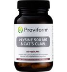 Proviform L-Lysine 500 mg & cats claw (60vc) 60vc thumb