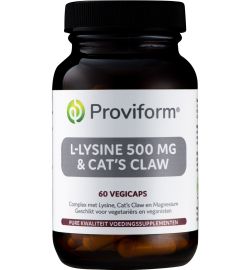Proviform Proviform L-Lysine 500 mg & cats claw (60vc)