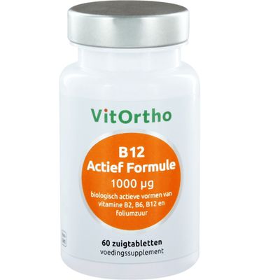 VitOrtho B12 Actief formule 1000 mcg (60zt) 60zt