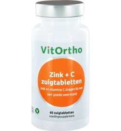 Vitortho VitOrtho Zink + C zuigtabletten (60zt)