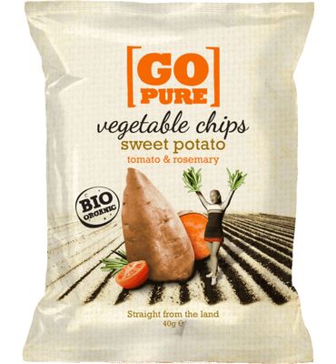 Go Pure Chips sweet potato & rosemary bio (40g) 40g