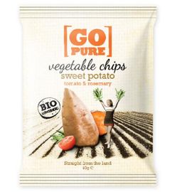 Go Pure Go Pure Chips sweet potato & rosemary bio (40g)