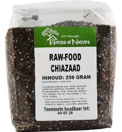 House Of Nature House Of Nature Chiazaad zwart (250g)