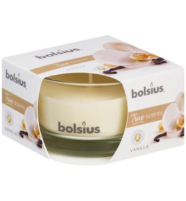 Bolsius True Scents geurglas 80/50 vanille (1st) 1st