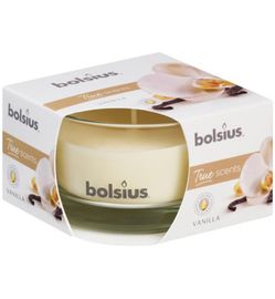 Bolsius Bolsius True Scents geurglas 80/50 vanille (1st)