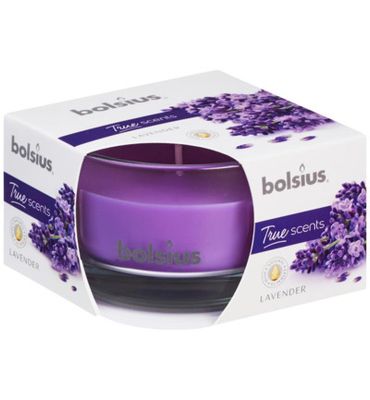 Bolsius True Scents geurglas 50/80 lavendel (1st) 1st