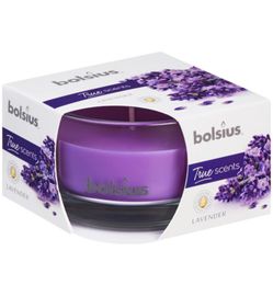 Bolsius Bolsius True Scents geurglas 50/80 lavendel (1st)
