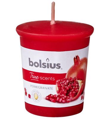 Bolsius True Scents votive 53/45 rond pomegranate (1st) 1st