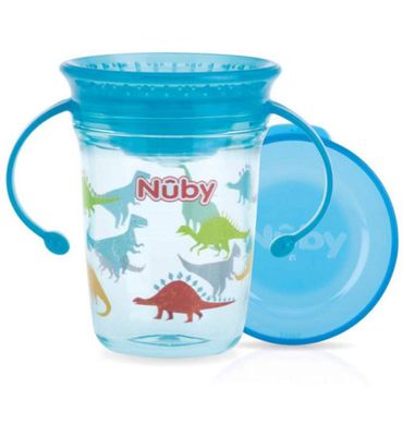 Nuby Wonder cup 240ml aqua 6+ maanden (1st) 1st