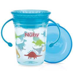 Nuby Nuby Wonder cup 240ml aqua 6+ maanden (1st)