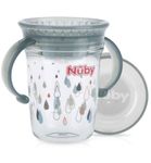 Nuby Wonder cup 240ml grijs 6+ maanden (1st) 1st thumb