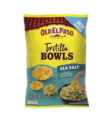 Old El Paso Tortille bowls sea salt (150g) 150g