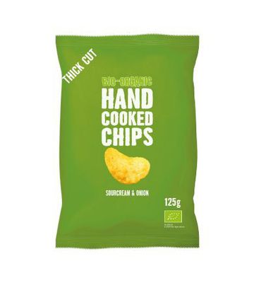 Trafo Chips handcooked sour cream & onion bio (125g) 125g
