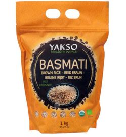 Yakso Yakso Basmati rijst bruin bio (1000g)