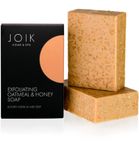 Joik Exfoliating soap oatmeal & honey (100g) 100g thumb