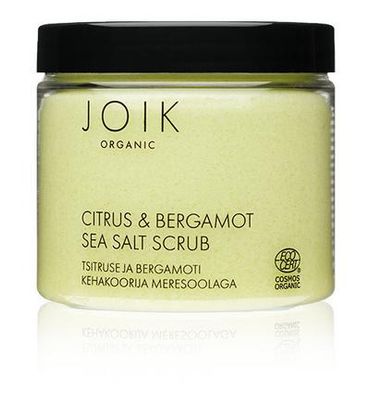 Joik Citrus & bergamot sea salt scrub organic vegan (240g) 240g