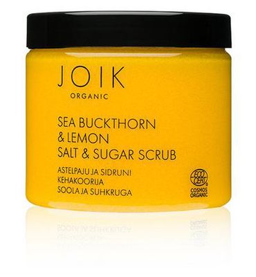 Joik Sea buckthorn & lemon sugar & salt scrub vegan (220g) 220g